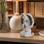 Hand-Painted Praying Angel Figurine for Decor