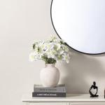 Rustic Ceramic Flower Vase for Home Decor