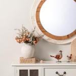 Rustic Ceramic Flower Vase for Home Decor