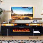 OneBlis 70" Modern TV Stand with Electric Fireplace
