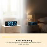 JALL 40.6 cm Colorful LED Wall Clock