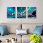 Farmhouse Aurora Scenery Wall Art - 3 Piece Set