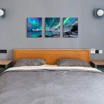 Farmhouse Aurora Scenery Wall Art - 3 Piece Set