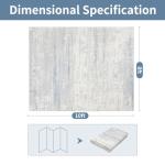 Washable Soft Area Rug for Living Room and Bedroom