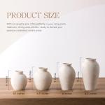 Large Rustic Ceramic Flower Vase for Home Decor