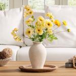 Large Rustic Ceramic Flower Vase for Home Decor
