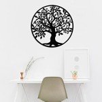 Tree of Life Metal Wall Art Sculpture