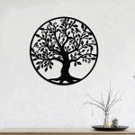 Tree of Life Metal Wall Art Sculpture