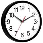 Modern 8-Inch Silent Battery-Operated Wall Clock