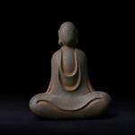 Faceless Buddha Statue - Solid Cast Iron Decor