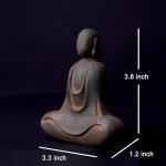 Faceless Buddha Statue - Solid Cast Iron Decor