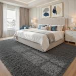 Super Soft Cozy Area Rug, 20.4 x 25.4 cm, Grey