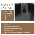 Stylish Large Battery-Operated Pendant Wall Clock