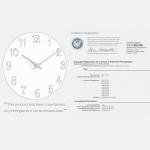 10 Inch Modern Silent Wall Clock in White