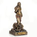 Aphrodite Hand Painted Resin Statue - Bronze Finish