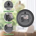 12-Inch Non-Ticking Battery Wall Clock