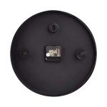 Amazon Basics 12" Black Traditional Wall Clock