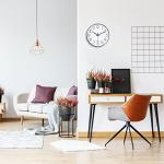 12-Inch Non-Ticking Battery Wall Clock