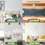 12-Inch Non-Ticking Battery Wall Clock