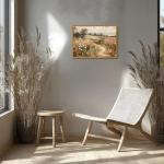 Vintage Wildflowers Framed Wall Art for Home Decor