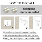 Vintage Wildflowers Framed Wall Art for Home Decor