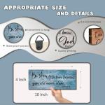 Rustic Bible Verses Wall Decor - 4 Piece Set