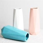 Pink Minimalist Ceramic Flower Vase, 7.4 Inches