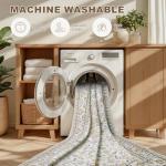 Vintage Boho 5x7 Washable Area Rug - Beige