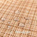 Beige Waterproof Throw Pillow Covers – Set of 2