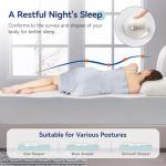 Amazon Basics Memory Foam Mattress, Soft Plush Feel, Breathable, 12 Inch, Queen, White/Grey