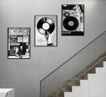 Retro Music Poster Wall Art Set for Home Decor