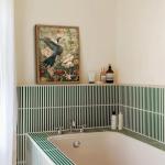 Vintage Hummingbird Framed Wall Art Decor