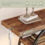 41.3 Inch Rustic Industrial Entryway Console Table