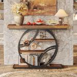41.3 Inch Rustic Industrial Entryway Console Table