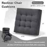 TANYOO Dual-Design Recliner Seat Cushion for Comfort