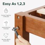 Zinus Leah Full Bamboo Platform Bed Frame