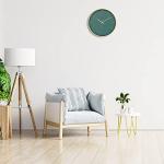 Modern 12-Inch Silent Gold Wall Clock