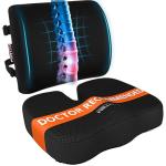 FORTEM Memory Foam Lumbar and Seat Cushion