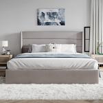 Queen Size Lift Storage Bed with Headboard