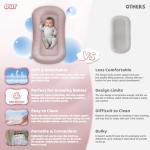 Baby Support Cushion for Tummy Time – Pink