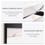 Queen Size Lift Storage Bed with Headboard