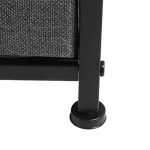 Tall Fabric Dresser with 6 Drawers - Dark Grey