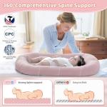 Baby Support Cushion for Tummy Time – Pink