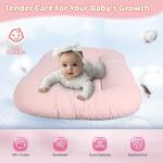 Baby Support Cushion for Tummy Time – Pink