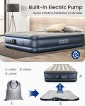 Queen Size Inflatable Bed with Built-in Pump