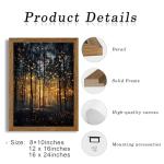 Enchanted Forest Firefly Canvas Wall Art 8x10