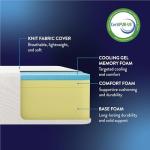 Queen 12-Inch Memory Foam Mattress with Cooling Gel