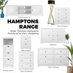 Tall 3-Drawer Bedroom Storage Chest of Drawers