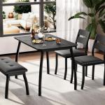 43'' Dining Table Set with Bench and Chairs