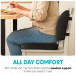 FORTEM Memory Foam Lumbar and Seat Cushion